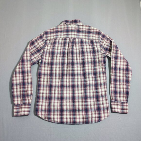 Converse One Star button down shirt men's sz S multi-colour purple plaid pattern - Picture 3 of 10